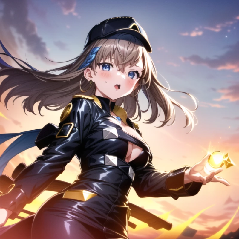 outdoors,park,1girl, <lora:Witchcrafter_Haine_v1:1>Witchcrafter_Haine,hat,hair between eyes,, <lora:flatBG:-0.45> ,<lora:flat2:-0.45>,(dark light:1.2),(hyper extreme detailed),(masterpeace),(hyper extreme),(photorealistic),game cg,llustration,novel illustration,beautiful lighting,light from the front,