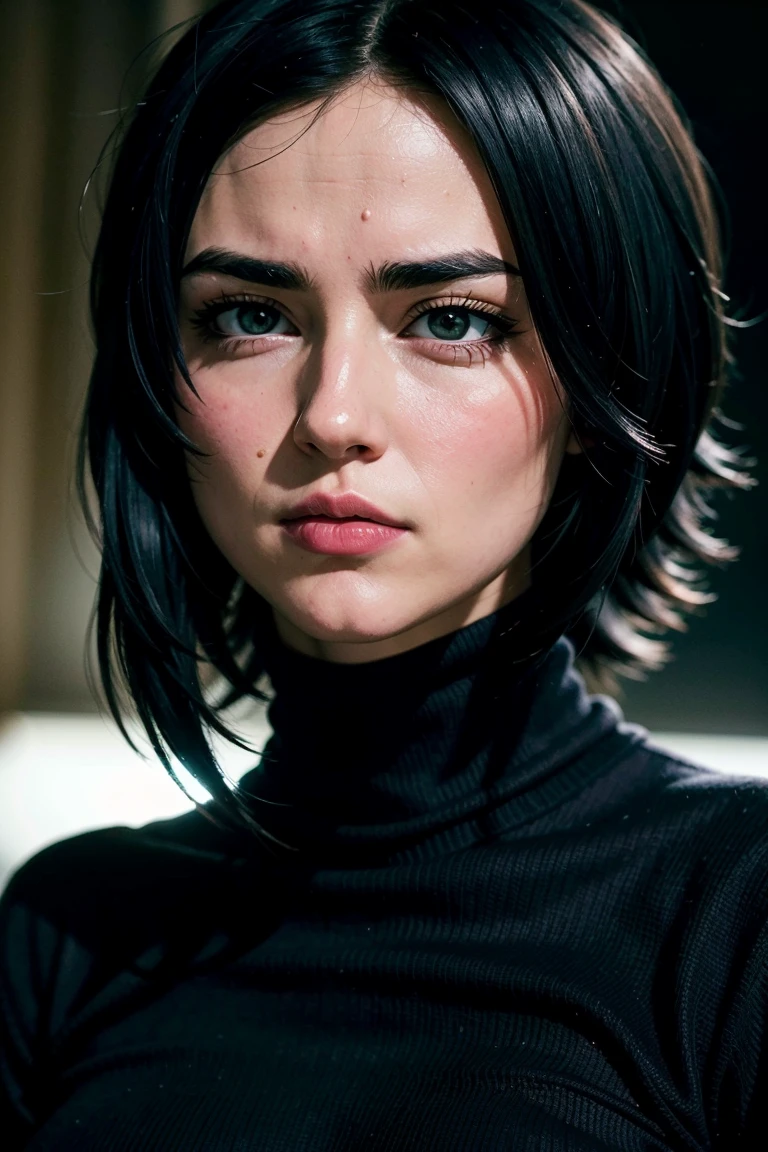 A stunning intricate full color portrait of zaraZof1,  wearing a black turtleneck,  epic character composition,  by Ssunbiki,  alessio albi,  nina masic,  sharp focus,  natural lighting,  subsurface scattering,  f2,  35mm, <lora:EMS-55659-EMS:0.900000>