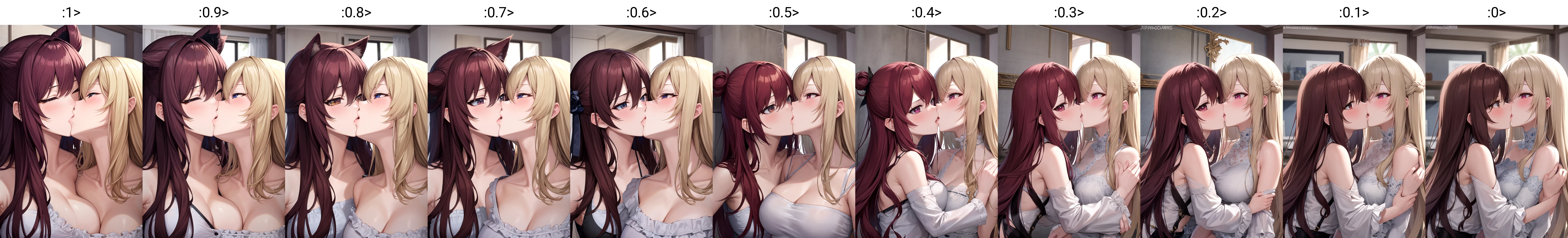 happy kiss Concept LoRA v2.0