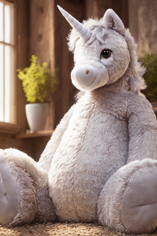 horse, plushie, unicorn, smile, sitting, spread legs,
<lora:TeddyBear:0.8>, uploaded on e621, (detailed background, depth of field), (intricate:1.1), (high detail:1.2), (soft focus), (masterpiece, best quality, 4k, 2k, shaded, absurd res)