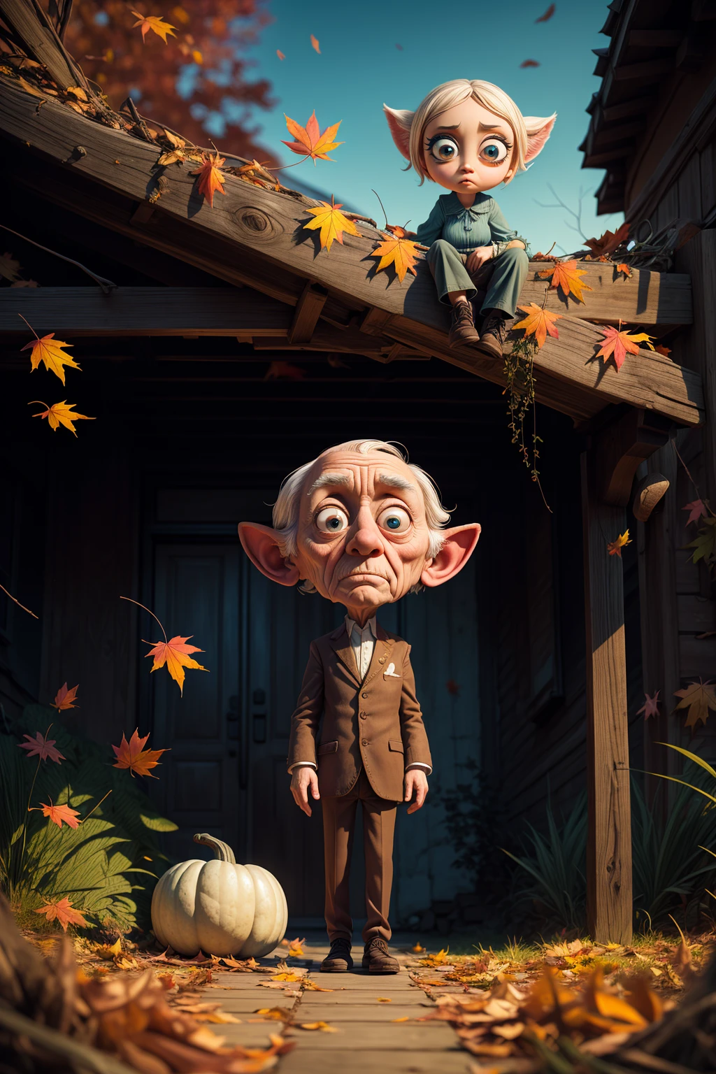 (big eyes:1.2), (a fall:1.2), sky, full body,a old man,(Surrealism:1.20), dreamlike, distorted, abstract, symbolic, by Marion Peck, by Mark Ryden, by Ray Caesar, (intricate details:1.21), hdr, (intricate details, hyperdetailed:1.21), side view, <lora:add_detail:0.8>