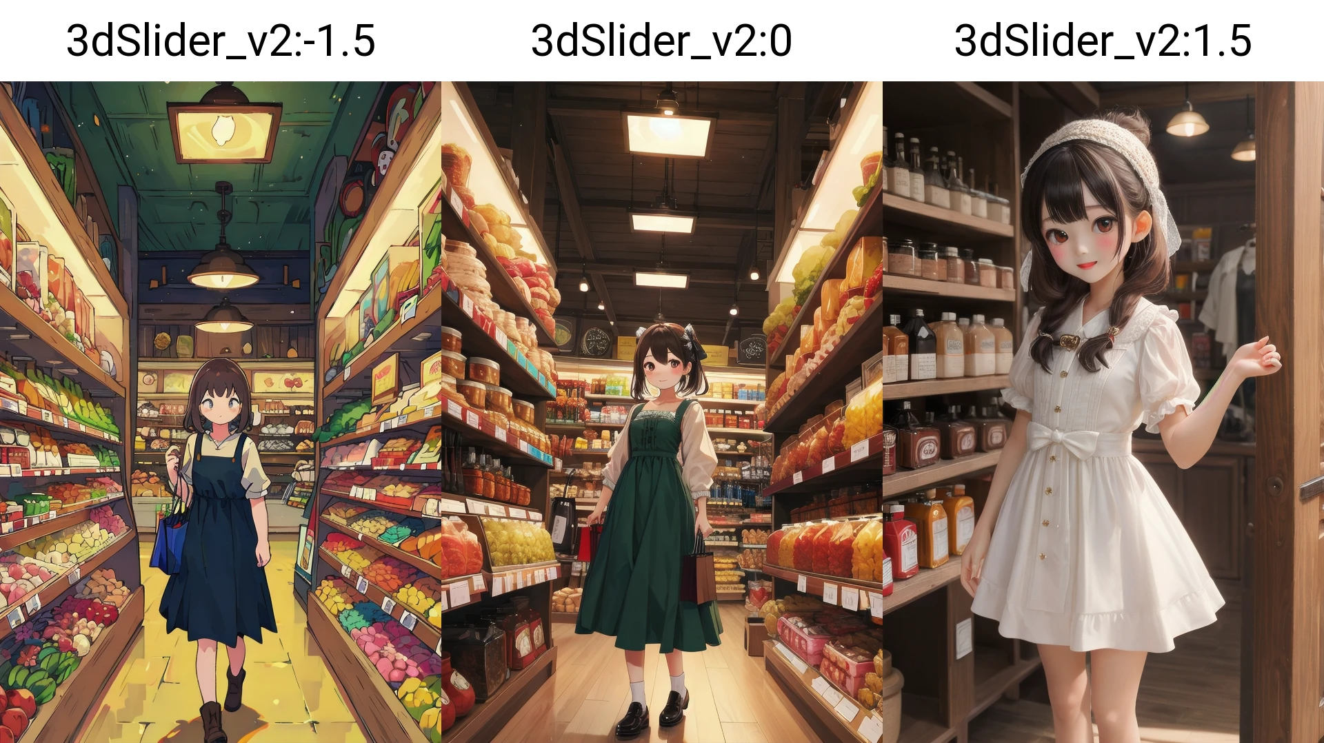 masterpiece,best quality, 1girl,shop, <lora:3dSlider_v2:-1.5>,