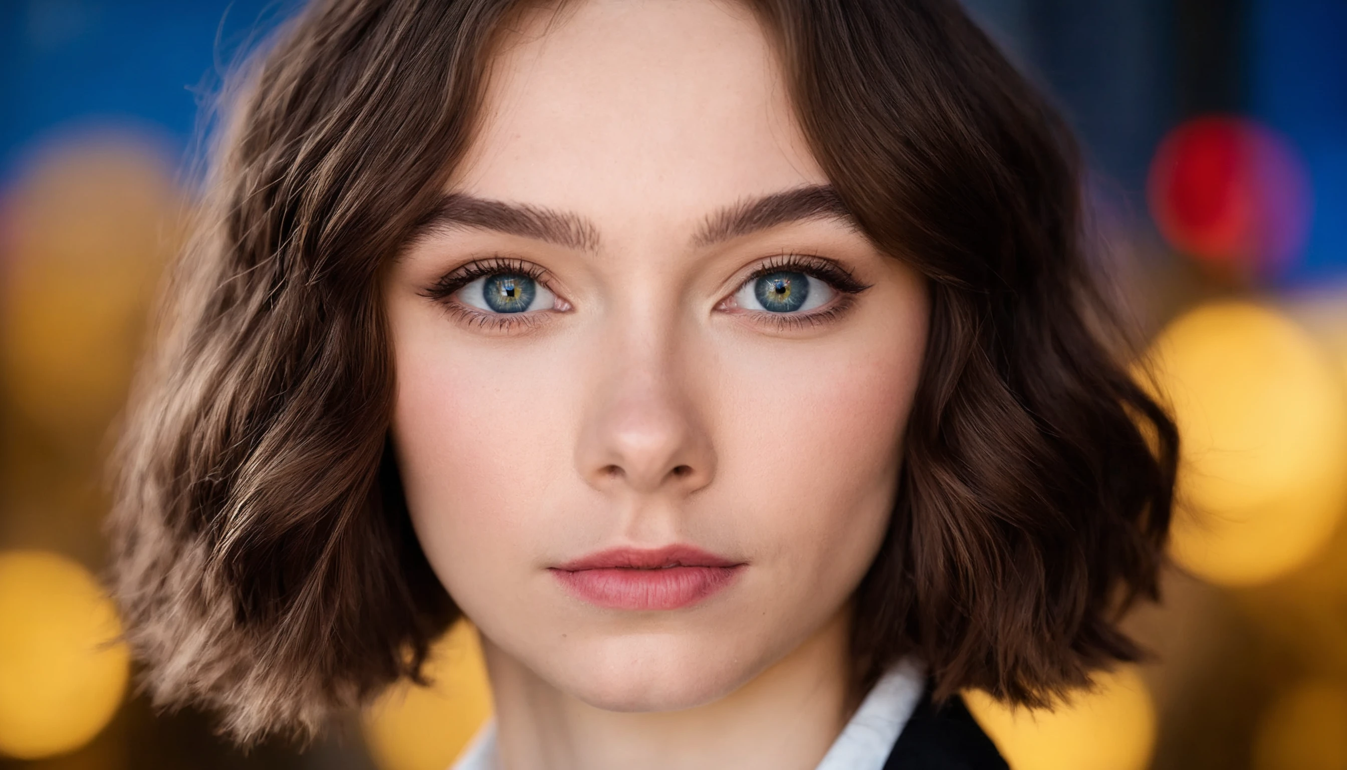 cinematic photo professional close-up portrait photography of the face of a beautiful ((ohwx woman)) at __place__ during __timeofday__, Nikon Z9 <lora:myers_lora_sdxl:0.90> . 35mm photograph, film, bokeh, professional, 4k, highly detailed
