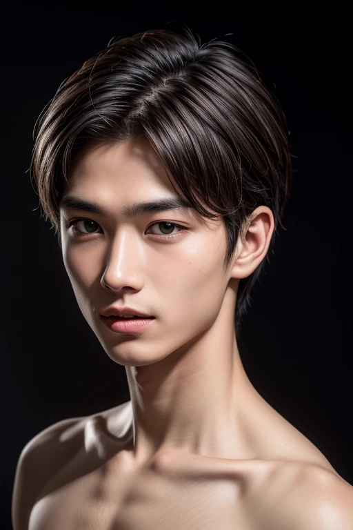 ((masterpiece)),((bestquality)),8k,high detailed,ultra-detailed,photography,award winning,documentary,Original Photo,Realisticity,(simple background:1.35),
1boy,solo,Asian slim boy,male focus,solo,handsome male face,real skin texture,well-proportioned hands,think eyebrow,medium full shot,((((topless male)))),(different face features:1.45),Layered Haircut,
([Uniform lighting|Silhouette lighting|mood lighting|Key fill lighting]),(in the studio,[Golden Ratio|Portrait|Cinematic Shot]),[Stare|Pray|holding cup|locked arms|prone bone|Hanging],<lora:add_detail:1>,<lora:muscle_slider_v1:-0.4>,<lora:weight_slider_v2:-0.35>,Happy,Open Mouth,