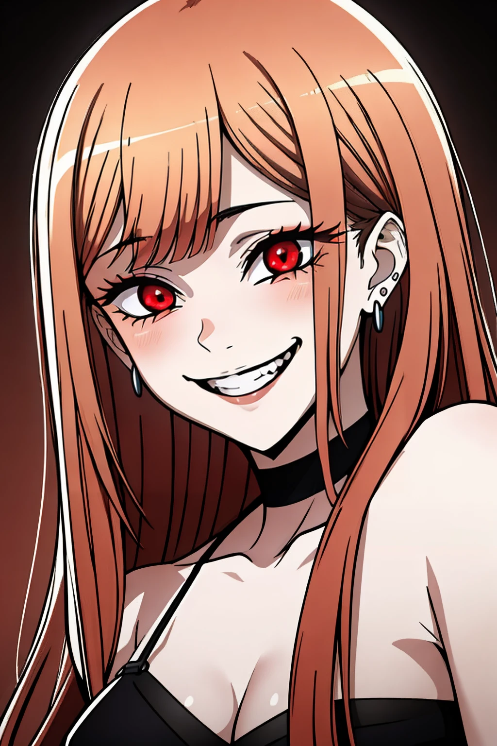 ((Masterpiece, best quality)), edgQuality,
solo,1girl,((edgGesugao,sadistic smile, long hair, bangs, grin, evil smile,edgGesugao facial expression)) <lora:edgGesugao:1>
<lora:MarinKitagawa:0.65> Marin Kitagawa, red eyes,gradient colored hair,