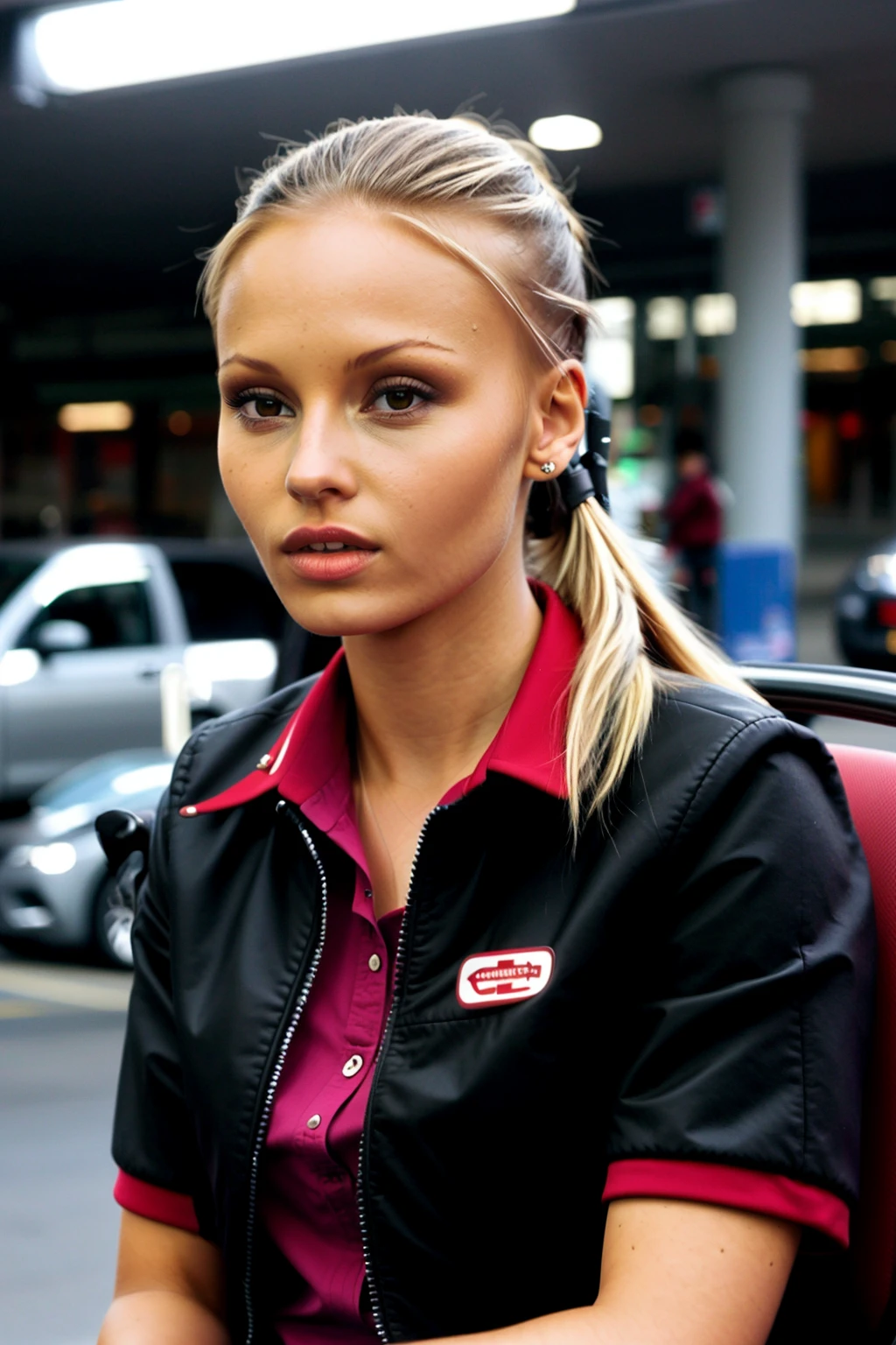 (realistic), sfw, LilianeTigerQuiron woman, Liliane Tiger, Commuting to work or school <lora:quiron_LilianeTiger_v6_lora:0.97>