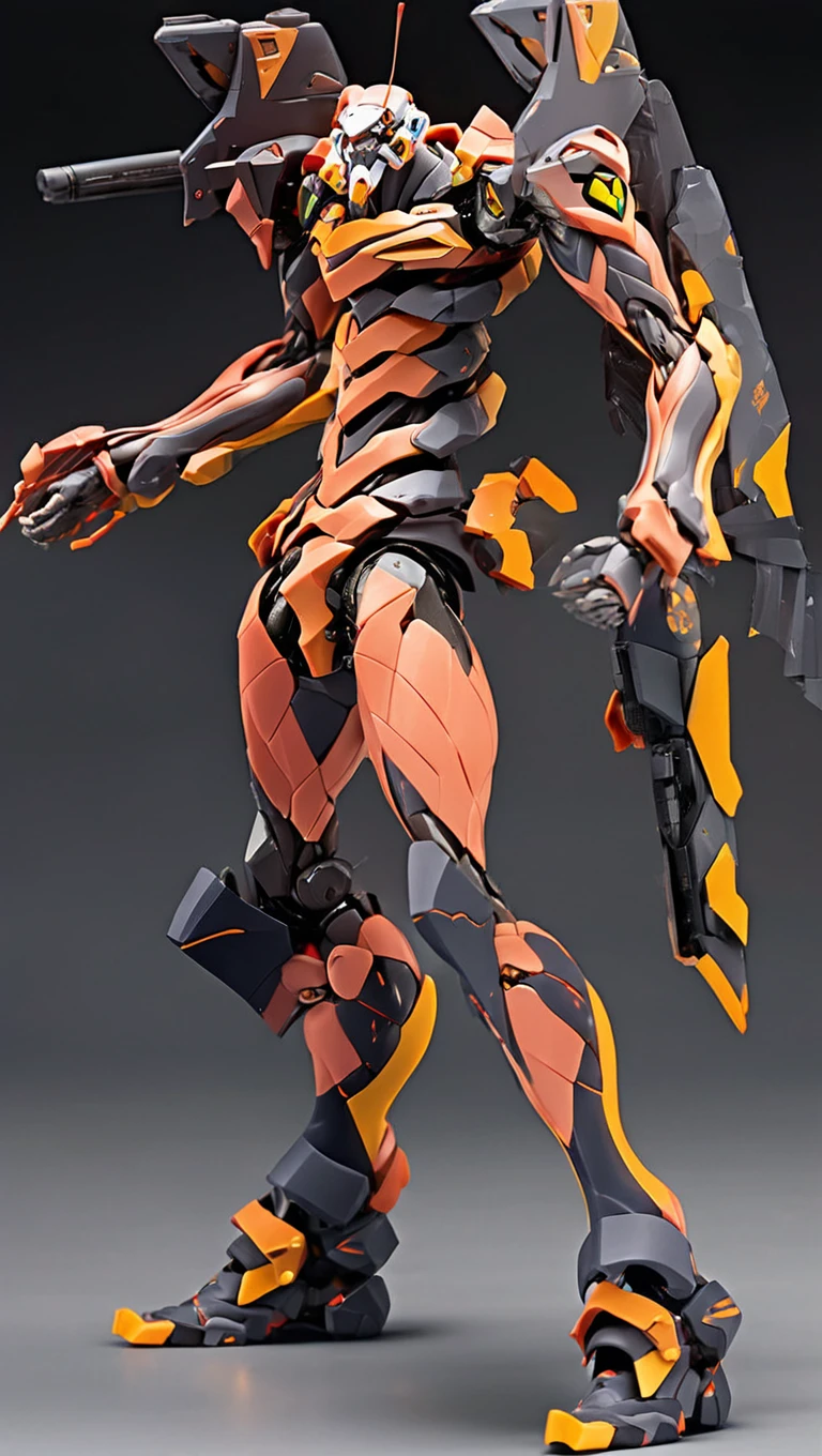 (EVAUNIT:0.7),best quality, masterpiece, ultra-detailed, mecha robot, (city:1.5),(ultra-detailed mecha armor), full armor, (very large size mecha:2.5),glowing eyes, (full body:1.2), (mechanical parts:1), (robot joints:1), (military parts:1.1), (heroic parts:1.1), cable,(huge mechanical weapon:1.2), (detailed weapon description:1.2), (holding weapon and weapon :1.5)<lora:srdxl_v2g:0.8>