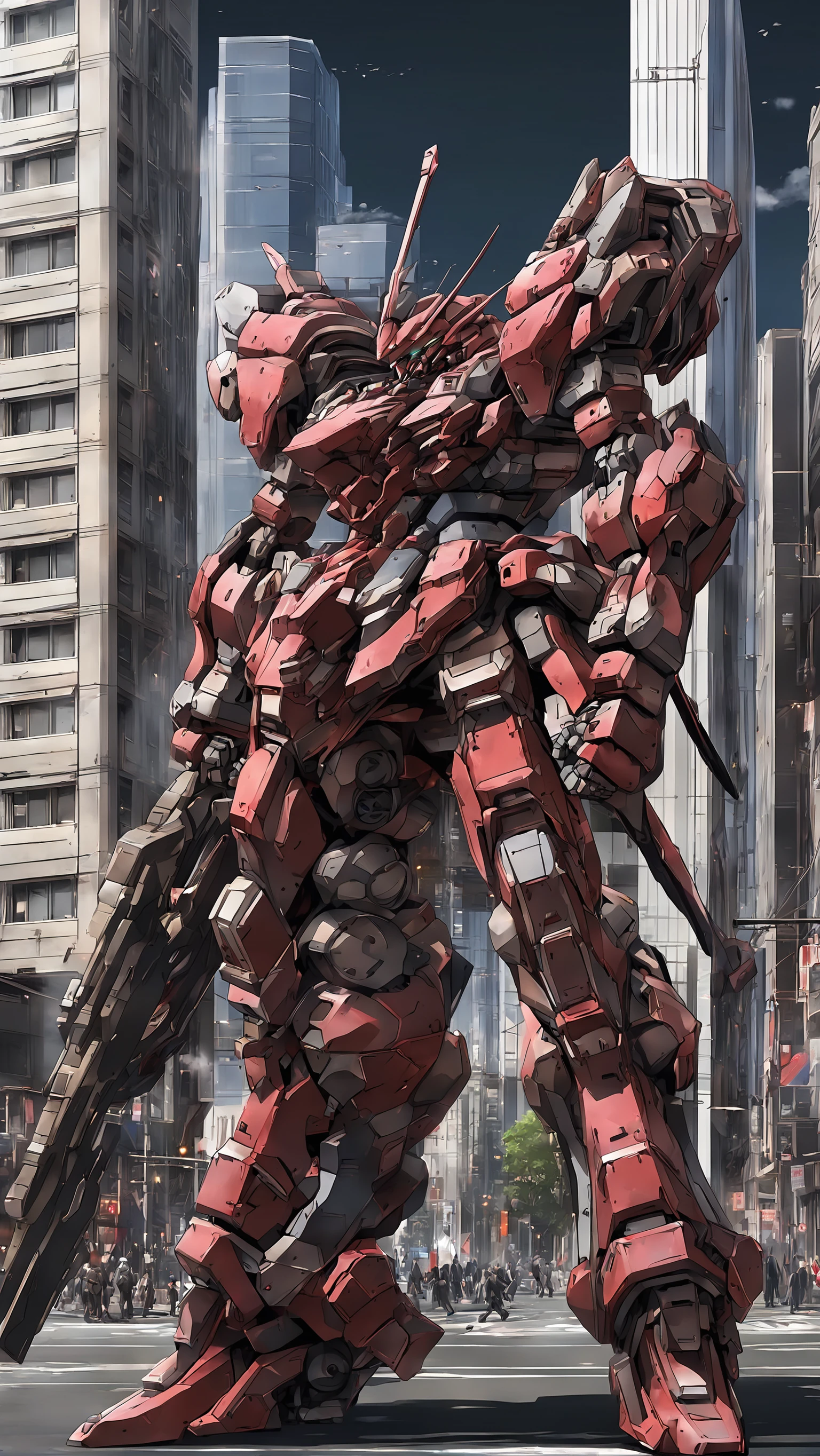 Detailed Mecha Best quality, masterpiece, ultra-detailed, mecha robot, (ultra - SeaArt AI