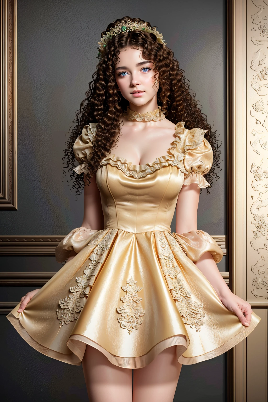 <lora:voldress_v3:1>
masterpiece, volumetric lighting, intricate volumetric shadows, render in an awe-inspiring 8K photorealistic resolution, highest level of clarity and detail, highly detailed artistic quality
voluptous copper girl in voldress, twist-out, intense gaze, light green passional eyes, photorealistic skin texture
kitchen background