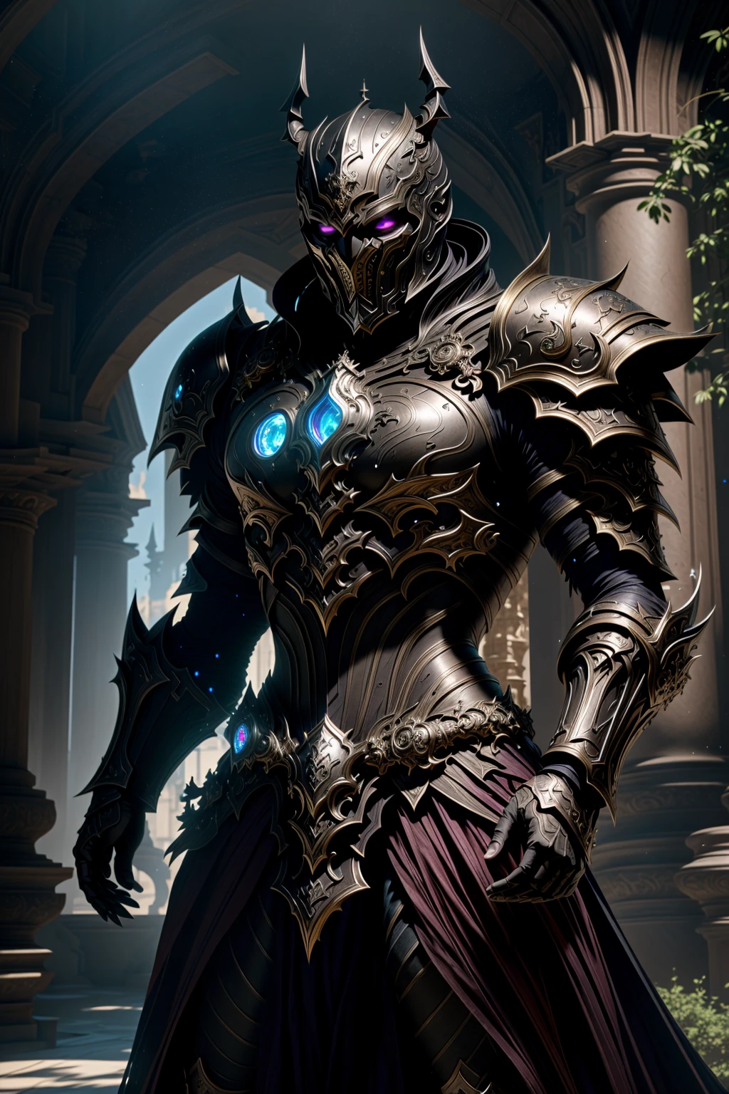 <lora:hadesarmor_v5:1> hadesarmor
masterpiece, highly detailed photorealistic 8k raw photo, best quality, surround volumetric lighting and shadows
a man in hadesblackarmor, hadesfantasy
dungeon background <lora:image enhancer extreme_v1:1>