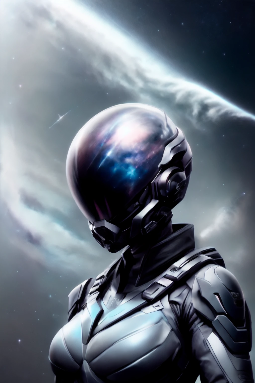 1girl, (sky:0.3) <lora:SpaceKnights_3-000014:1>