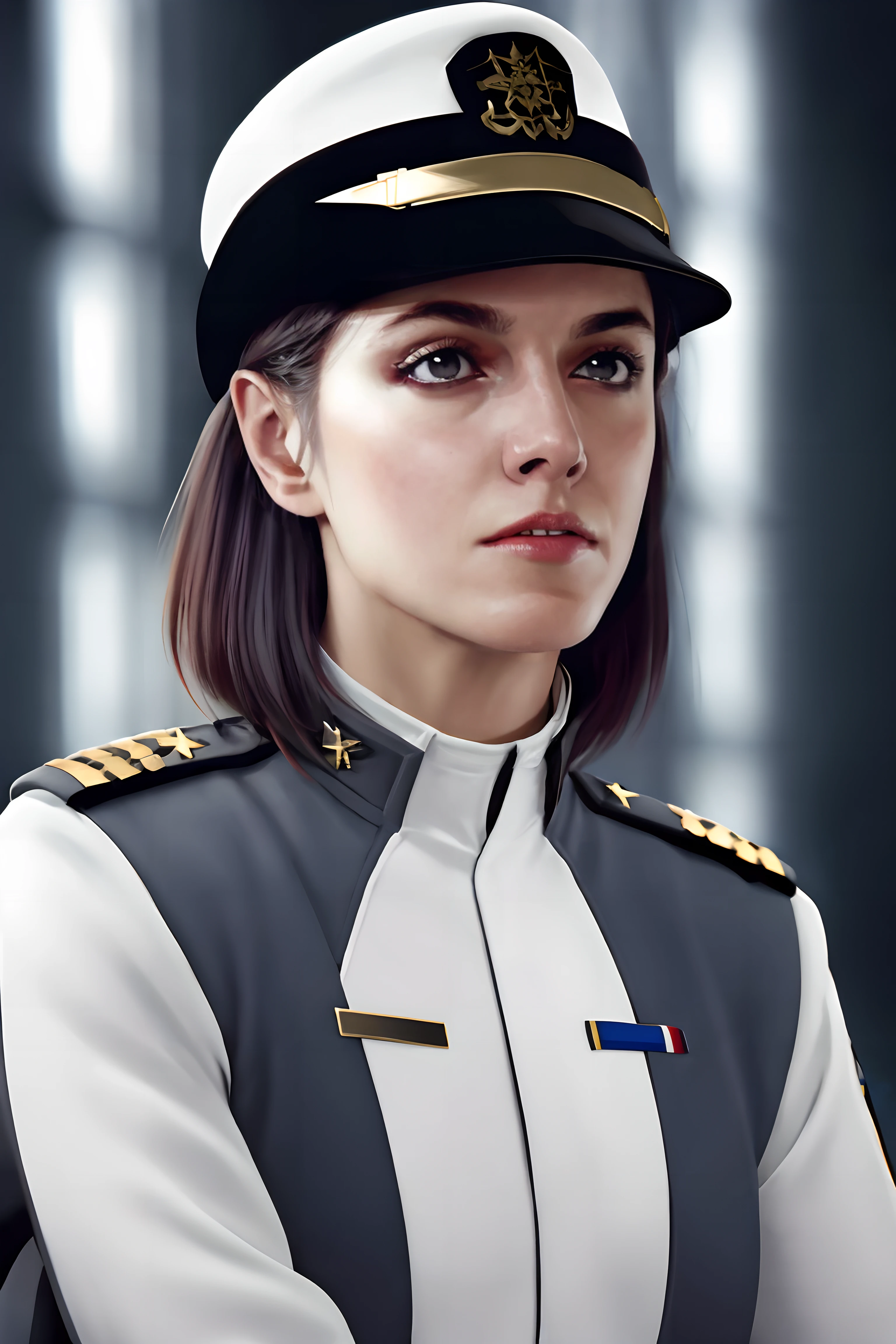 Realistic, realism, photorealism, photo-realistic, high contrast, (photorealistic:1.4), 8k high definition detailed realistic, (best quality, masterpiece:1.2), full bodyshot, photon mapping, radiosity, physically-based rendering, best quality, highly detailed, 1girl, 30years old ,portrait, close up looking at the viewer,mirandak, Short hair, wearing a bikini <lyco:Miranda Keyes-000013:.7>