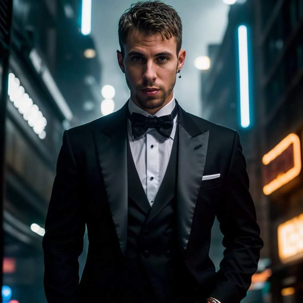 portrait of jakeorion person, in blade runner, professional photography, high resolution, 4k, detailed photo,   <lora:jakeorion_26550:1>
