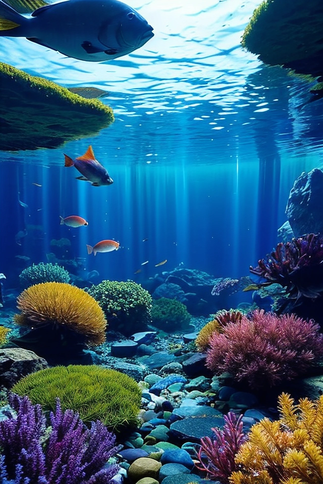 Aquascapist, aquariums, aquatic plants, underwater landscapes, design compositions, water clarity, fish inhabitants, ecosystem balance, maintenance routines, aquatic artistry, horticultural knowledge, serene views, natural recreations, bubble streams, lighting effects, temperature controls, viewer mesmerizing, aquatic harmony.