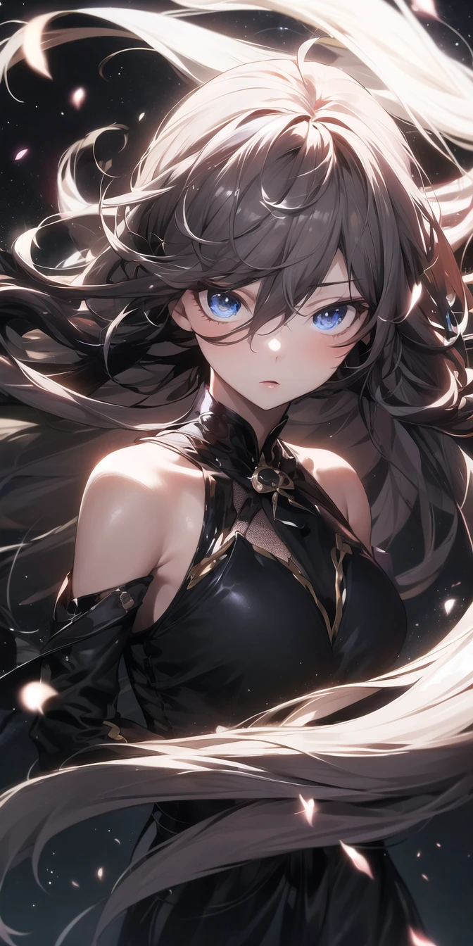 <lora:apstyle3diff:1> apstyle3 apstyle masterpiece best quality detailed eyes
masterpiece best quality 1girl
long hair (messy hair floating :1.25) severe flow
night dark
black background black
upper body  looking at viewer