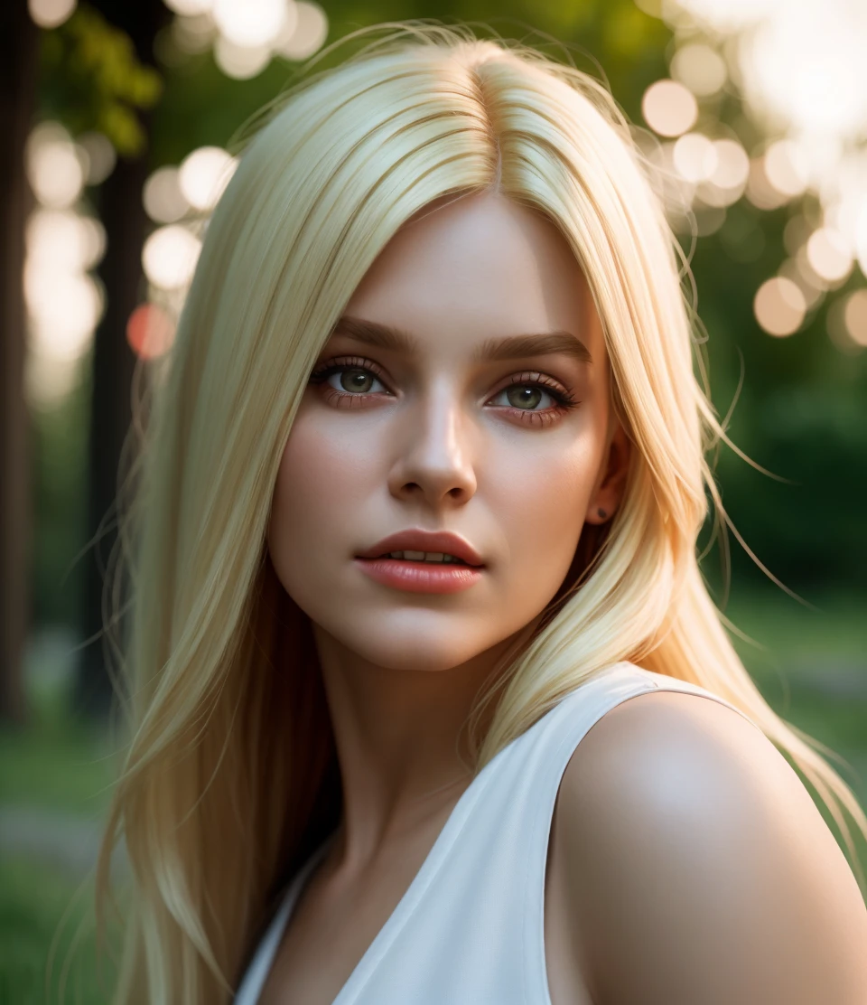 witch, girl, hair blonde, Best quality, skirt red, masterpiece, shirt white, ultra high res, (photo realistic:1.4), raw photo, cinematic lighting, blender, 8 k,