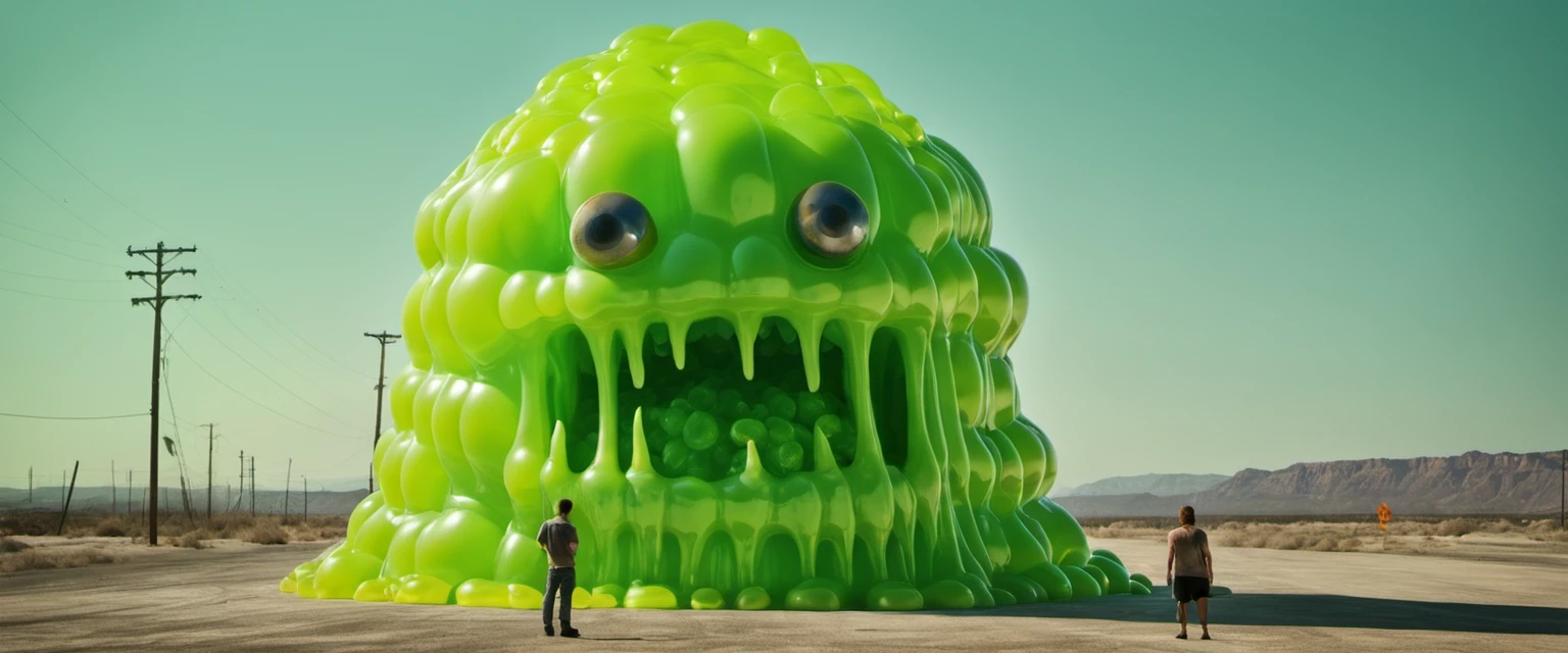 apocalyptic 80 foot tall lime jello monster<lora:ApocalypticXL_V1:1>