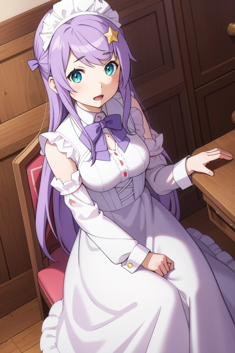 anastasia hoshin 
<lora:Anastasia HoshinV2:0.7>
LORA WORKS POORLY :)
maid dress,