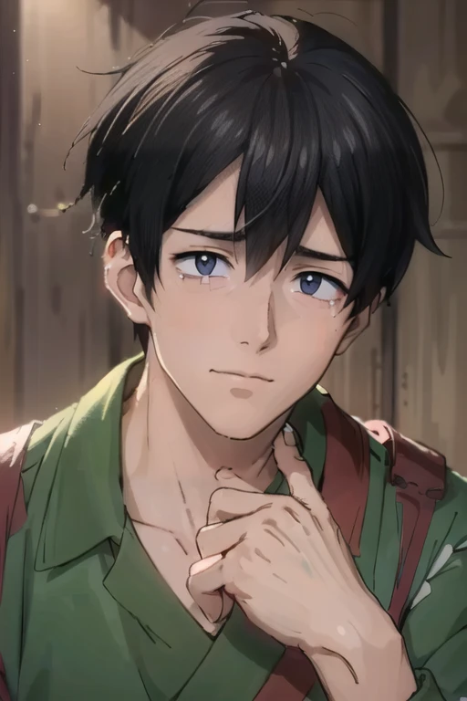 ((masterpiece)),illustration,best quality,delicate details,refined rendering,comic,((Japan Anime style)),((Menga style)),(((Toon style))),
1boy,lineart,<lora:Mukohda_V2:0.7>,aqua eyes,glint,handsome face,real skin texture,well-proportioned hands,upper body,Happy Tears,
([LED lighting|Zoom lighting|neon light|Cucoloris lighting]),