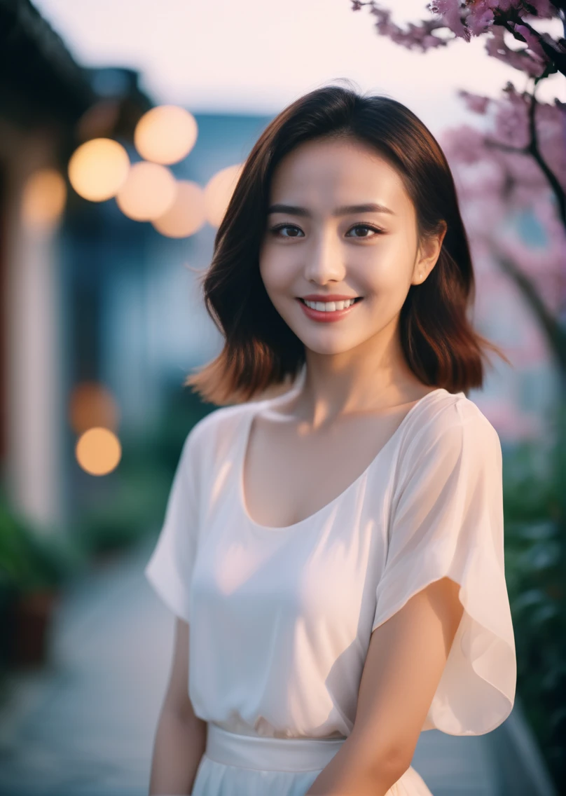 cinematic photo of sidelight,
1girl,yaya,<lora:yaya_XL_0_-000005:1>,light smile,, 35mm photograph, film, bokeh, professional, 4k, highly detailed