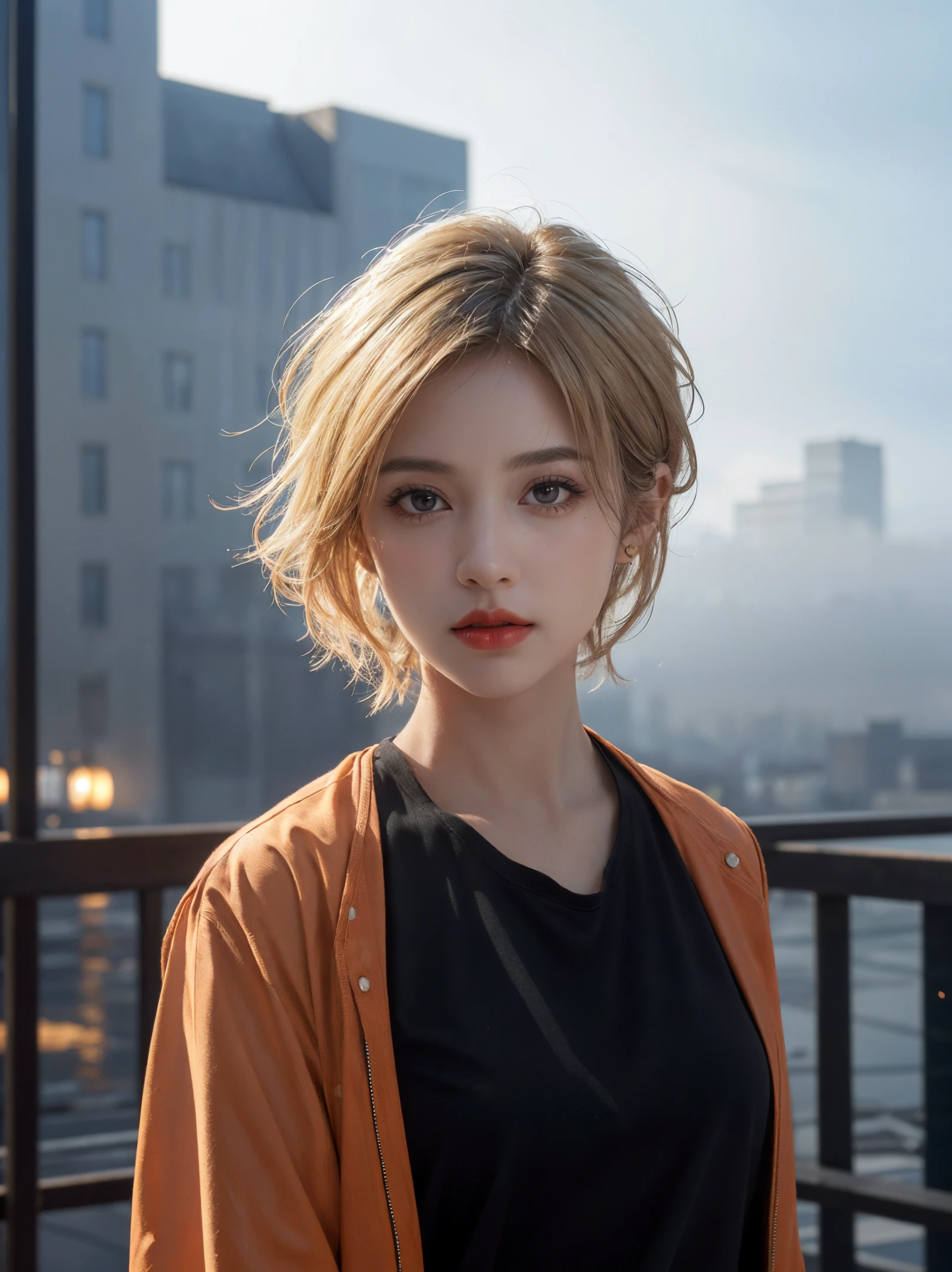 thin lips,Bright red lipstick,big eyes,black eyes,looking at viewer,
(masterpiece, best quality:1.4),(photorealistic:1.4)(realistic, photo-realistic:1.4),8k UHD,ultra high res,