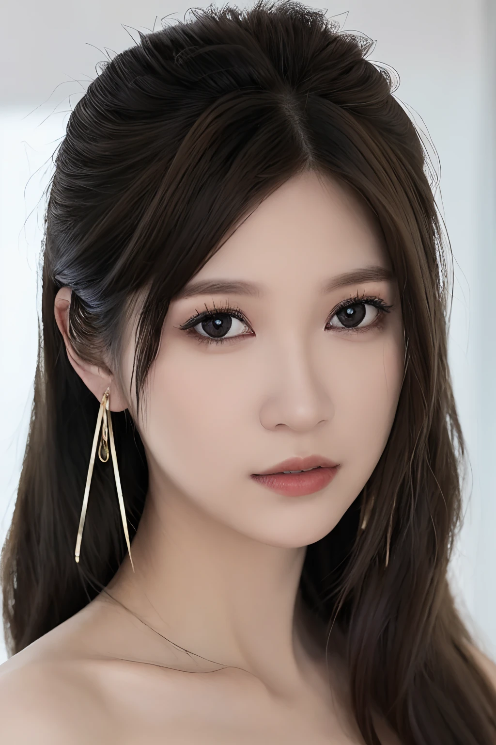 1girl,black hair,earrings,face,forehead,jewelry,lips,long hair,looking at viewer,nose,masterpiece,incredibly absurdres,realistic,solo,<lora:Hanfu_dress:0.7>,
BREAK
beautiful detailed glow,(detailed ice),beautiful detailed water,