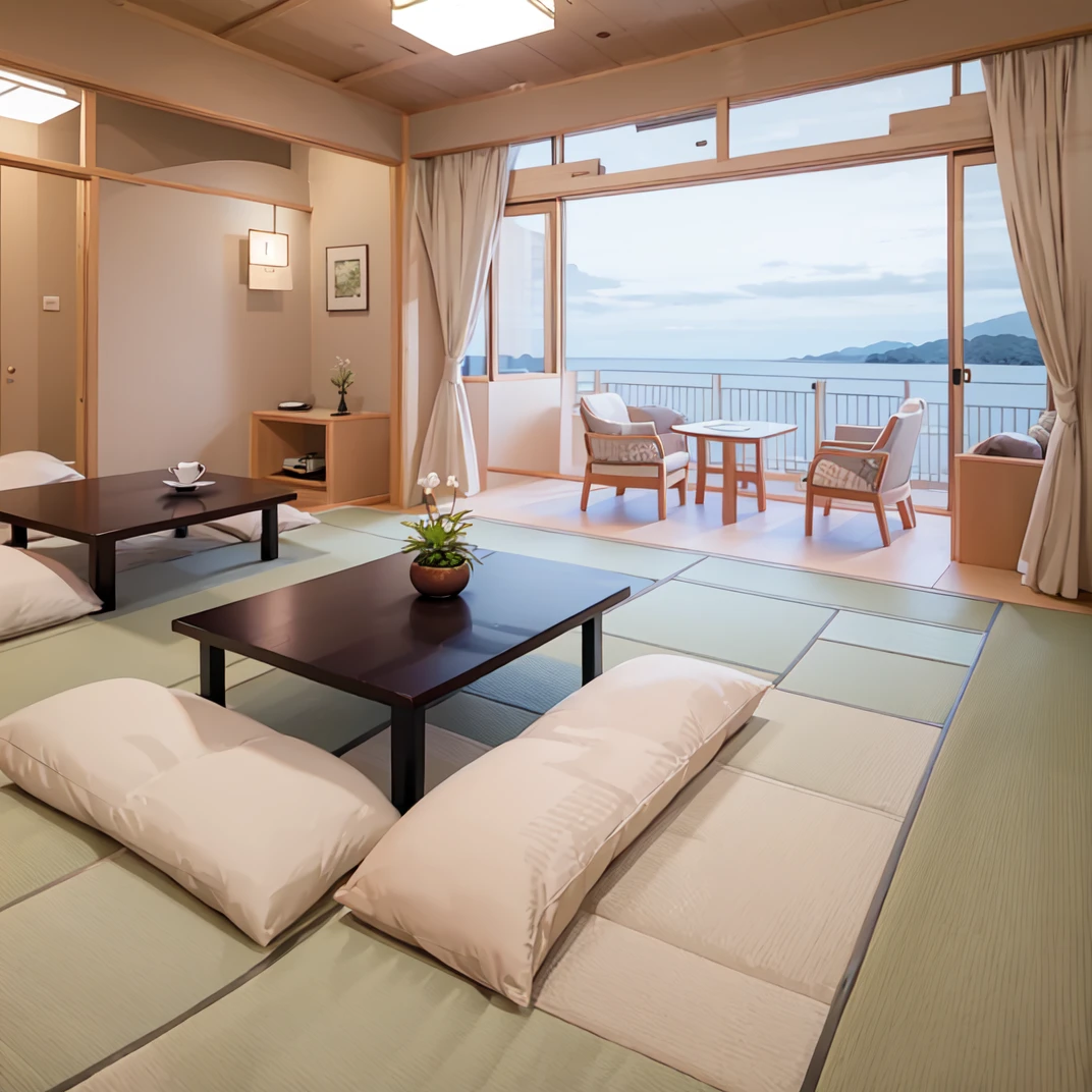 best quality, ultra-detailed, illustration,
ryokan, scenery, table, indoors, window, chair, sky, lamp, pillow, sunlight, cushion, tatami, curtains, sunset, shadow, wooden floor, realistic, photo (medium), photo background
<lora:JAPAN_Scenery_Ryokan_SD15_V2:1>