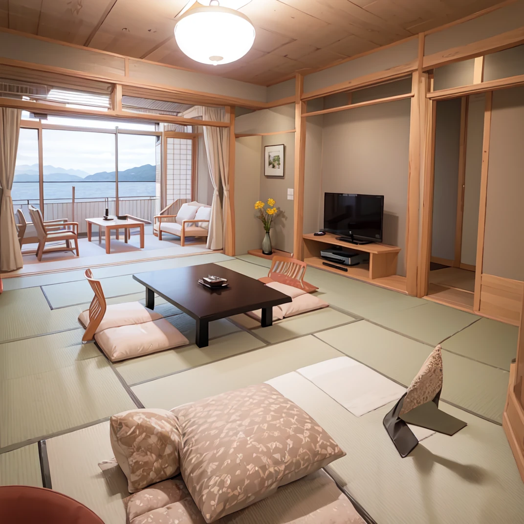 best quality, ultra-detailed, illustration,
ryokan, scenery, table, indoors, window, vase, chair, flower, curtains, sunlight, painting (object), pillow, door, lamp, couch, book, cushion, tatami, cabinet, realistic, photo (medium), photo background
<lora:JAPAN_Scenery_Ryokan_SD15_V2:1>