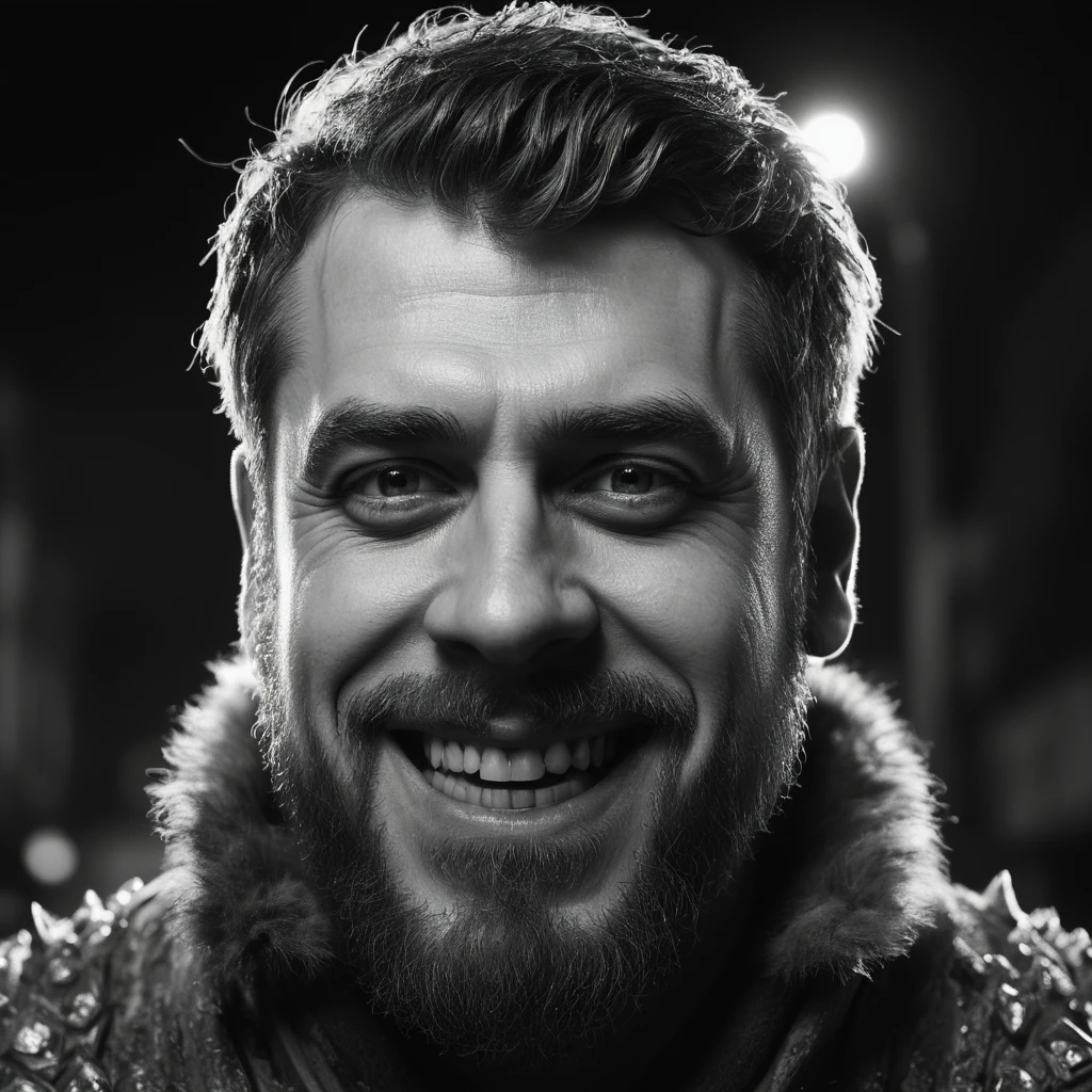 graphite of a heavyset Dwarven Ice king (Toby Kebbell:1.3) , Creepy and Apocalyptic, he is grinning, wearing Diamond, he has thick and lush hairstyle, near Psychotic flora, Bahamian street, at Twilight, Sharp and in focus, (cartoon art by Tove Jansson:0.9) , Vivid, Romantic, Gamercore, Nostalgic lighting, L USM, Fujifilm Superia, Embossing, Green dust particles