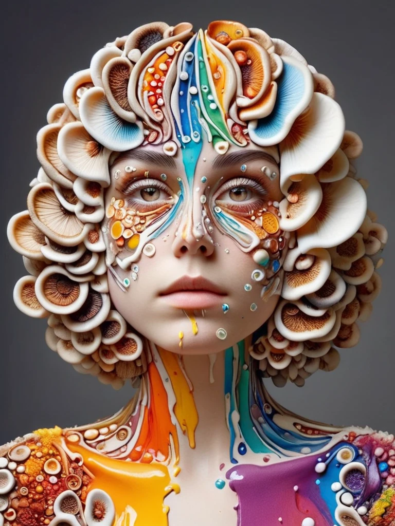 splash art, face of young Caylee Cowan, white background, epic Instagram, artstation, splash style of colorful paint, contour, hyperdetailed intricately detailed, unreal engine, mushroomz <lora:mushroomz:1>