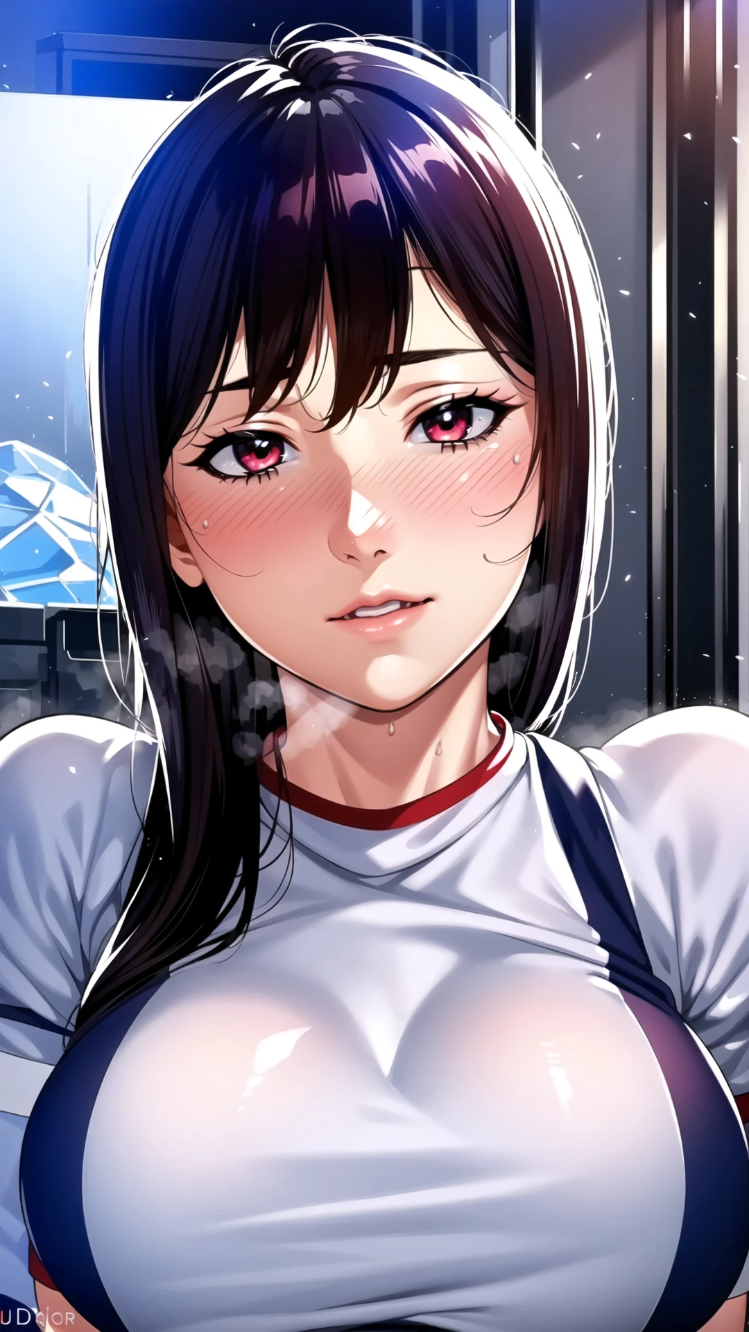 ultra realistic 8k cg, HDR, beautiful detailed glow,film Reflection, epic,(upper body:1.5),(1girl,solo:1.5), ((rich, prestige)), perfect artwork, masterpiece,milf,
picture-perfect face,perfect face, beautiful face, ((perfect female body)),in an igloo,
<lora:studio_pork:0.8> studio_pork, gym uniform,buruma,