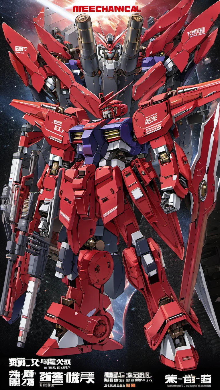 (GTYPE:0.8), best quality, masterpiece,robot mecha, (large size robot:1.5), glowing eyes, (full body:1.2), clenched hand, mechanical parts, robot joints, (Detailed eye description:1.2),(huge mechanical weapon:1.3),(detailed shield description:1.2), (detailed weapon description:1.2),(huge mechanical gun:1.2), (holding weapon :1.3) <lora:srdxl_v2k:0.4>