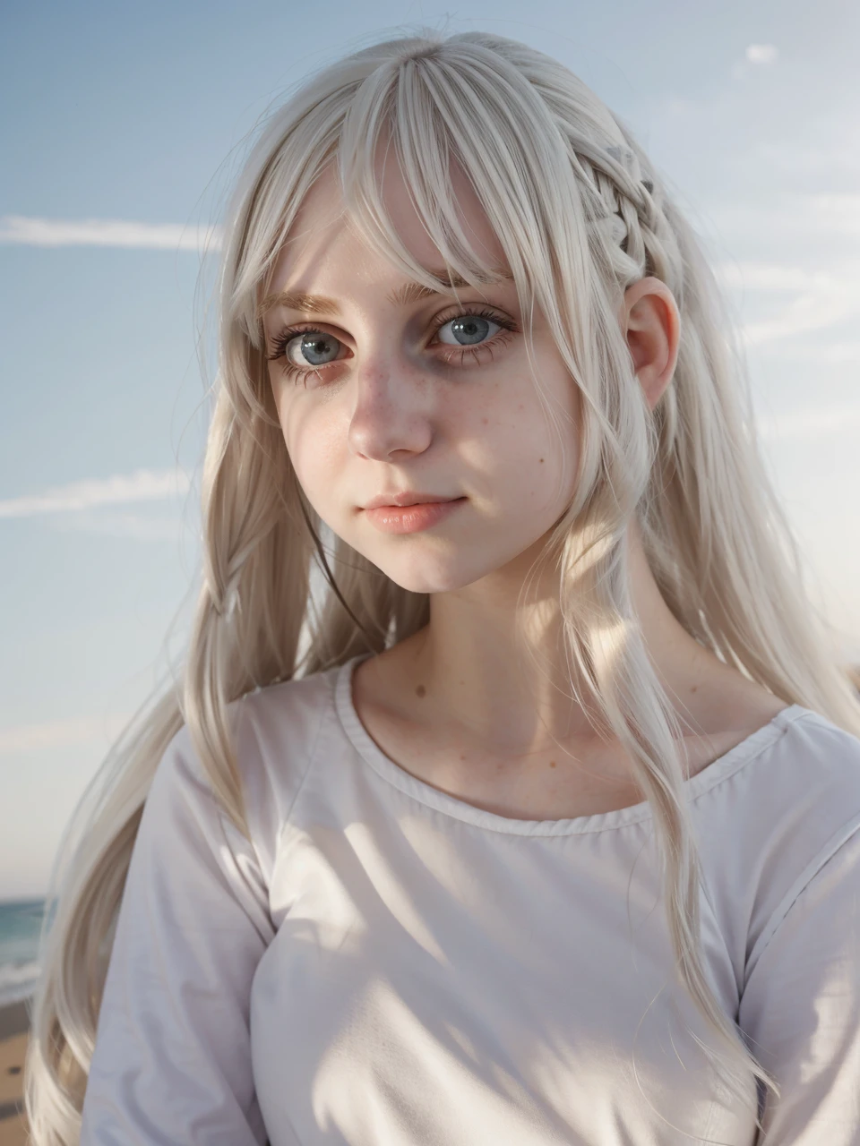<lora:marymorgan_v3:1> 1girl, platinum blond, long hair, straight hair, hazel eyes, pale skin, large cheeks, standing