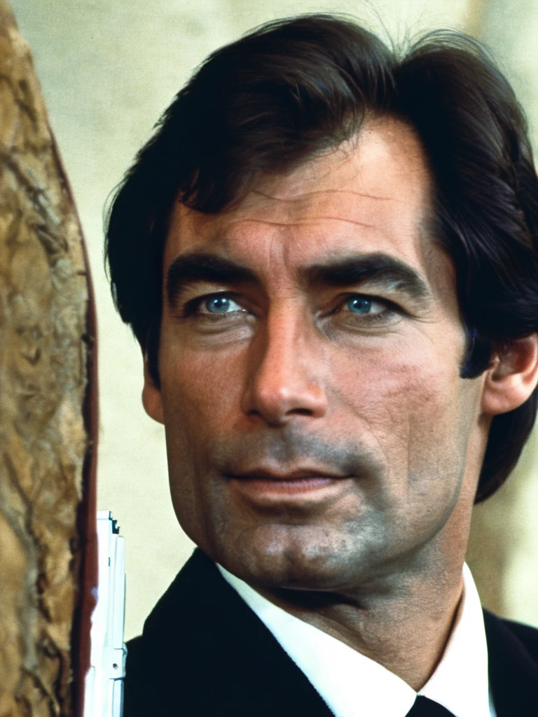 Timothy Dalton dressed as James Bond <lora:TimothyDalton-000002:0.6>