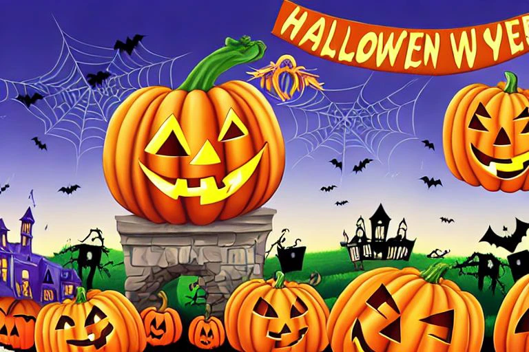 halloween banner advertisement