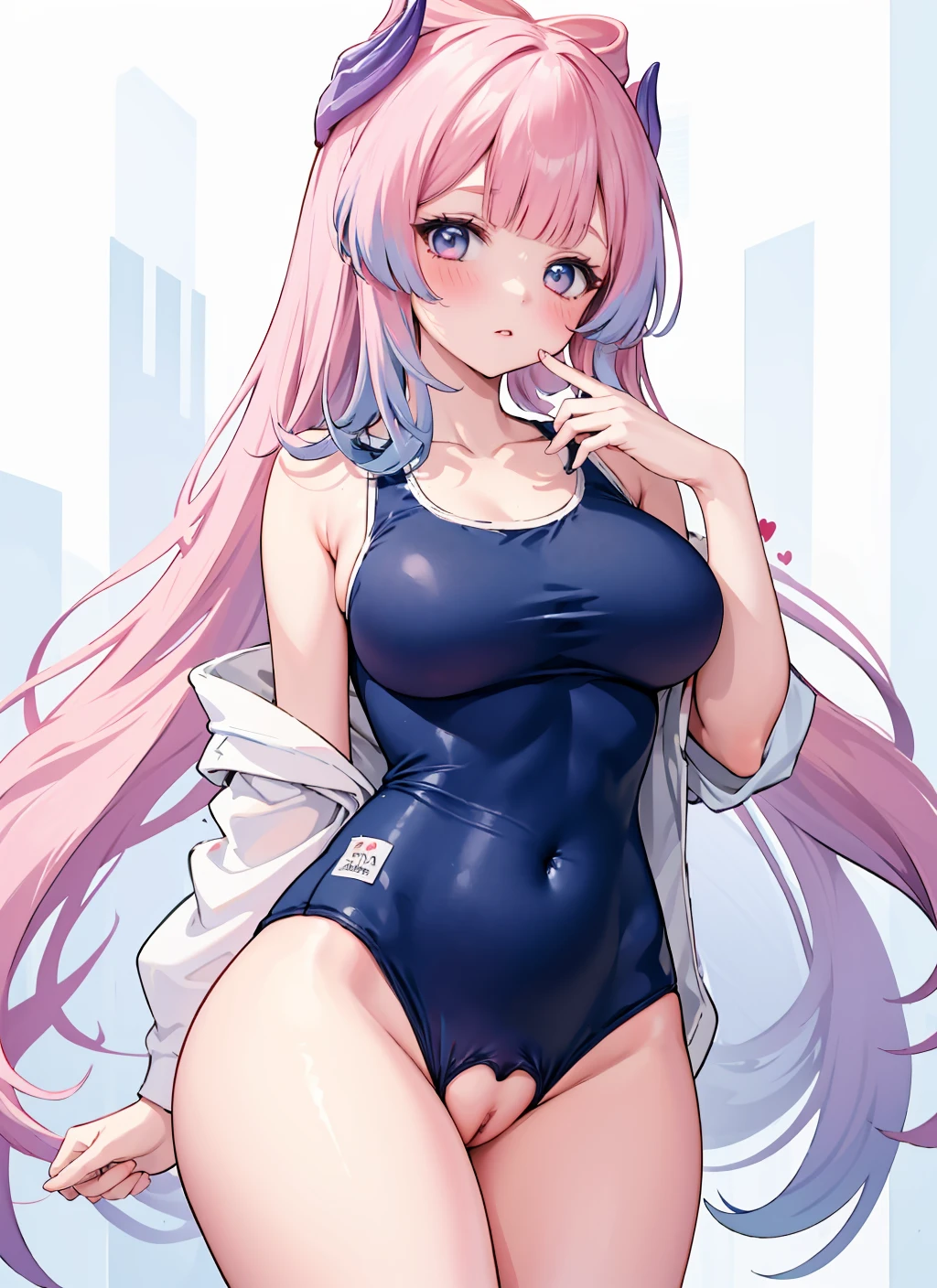 【Costume】Crotchless Leotard//One-Piece Swimsuit 局部开放式流体信息交换接口 v1.0