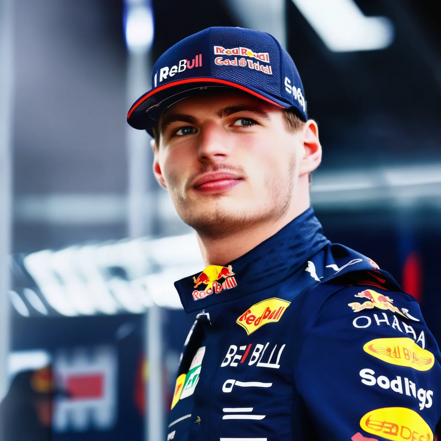 analog film photo of max verstappen, wearing redbull uniform, <lora:Max SDXL v1-000022:1>, faded film, desaturated, 35mm photo, grainy, vignette, vintage, Kodachrome, Lomography, stained, highly detailed, found footage