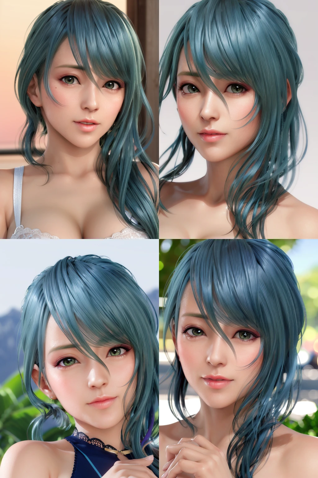 <lora:doa_tamaki:0.7> tamaki, portrait, face