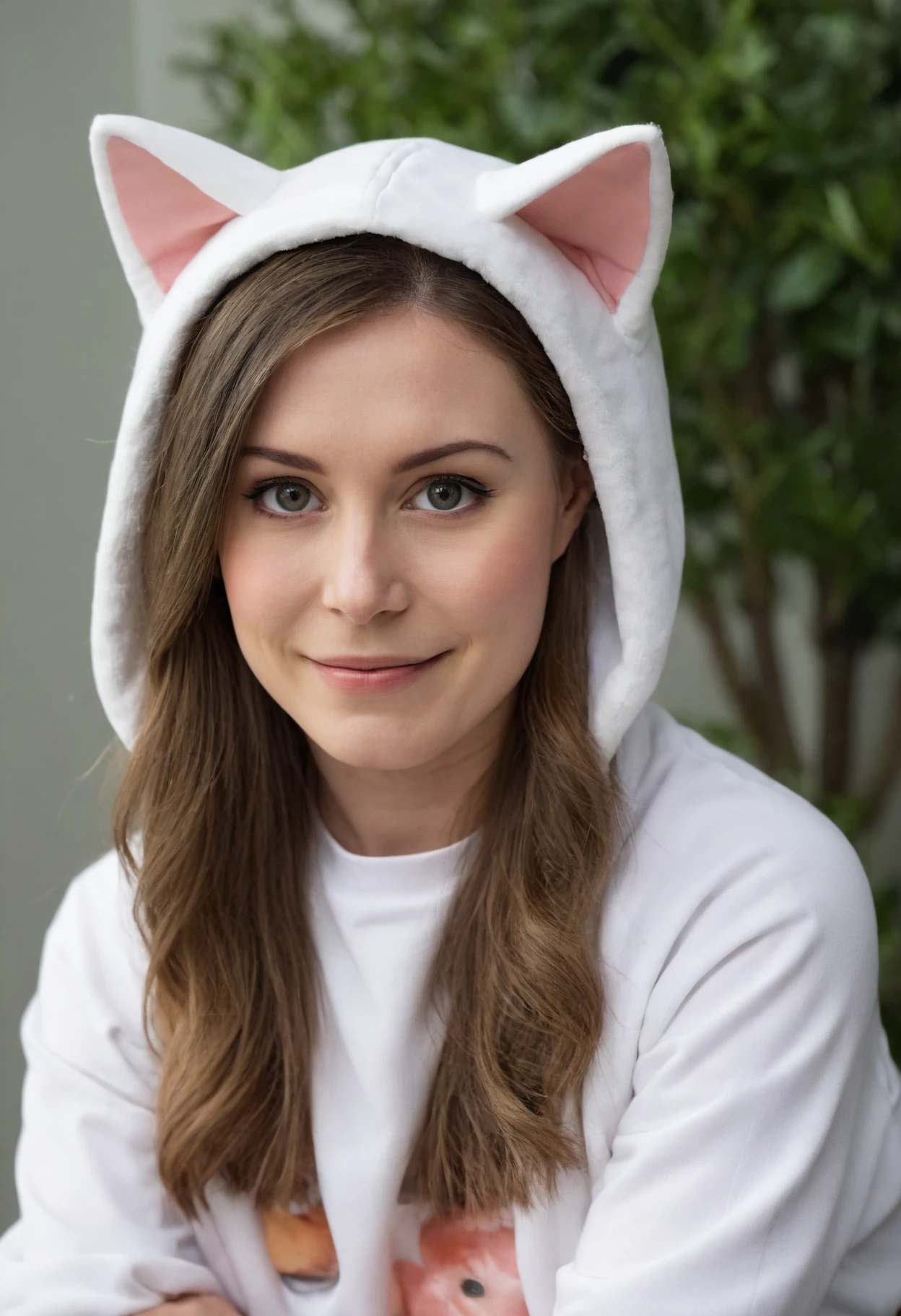 photo of sanna_marin wearing a cat costume, cat ears, cat tail, age 25, cinematic lighting, bokeh <lora:sanna_marin_sdxl_prodigy_10:0.95>, (close shot)