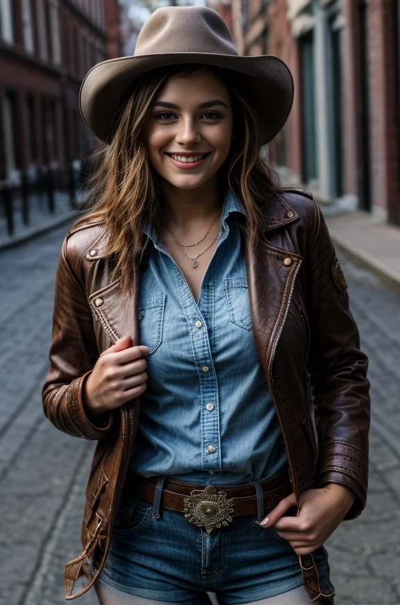 masterpiece, 1girl, smile, detailed, <lora:Cowgirl Outfit By Stable Yogi:0.8> brown cowgirl outfit, jacket
<lora:DETAIL_SLIDER_BY_STABLE_YOGI:0.8>
<lora:NOISEOFFSET_BY_STABLE_YOGI:0.8> dark