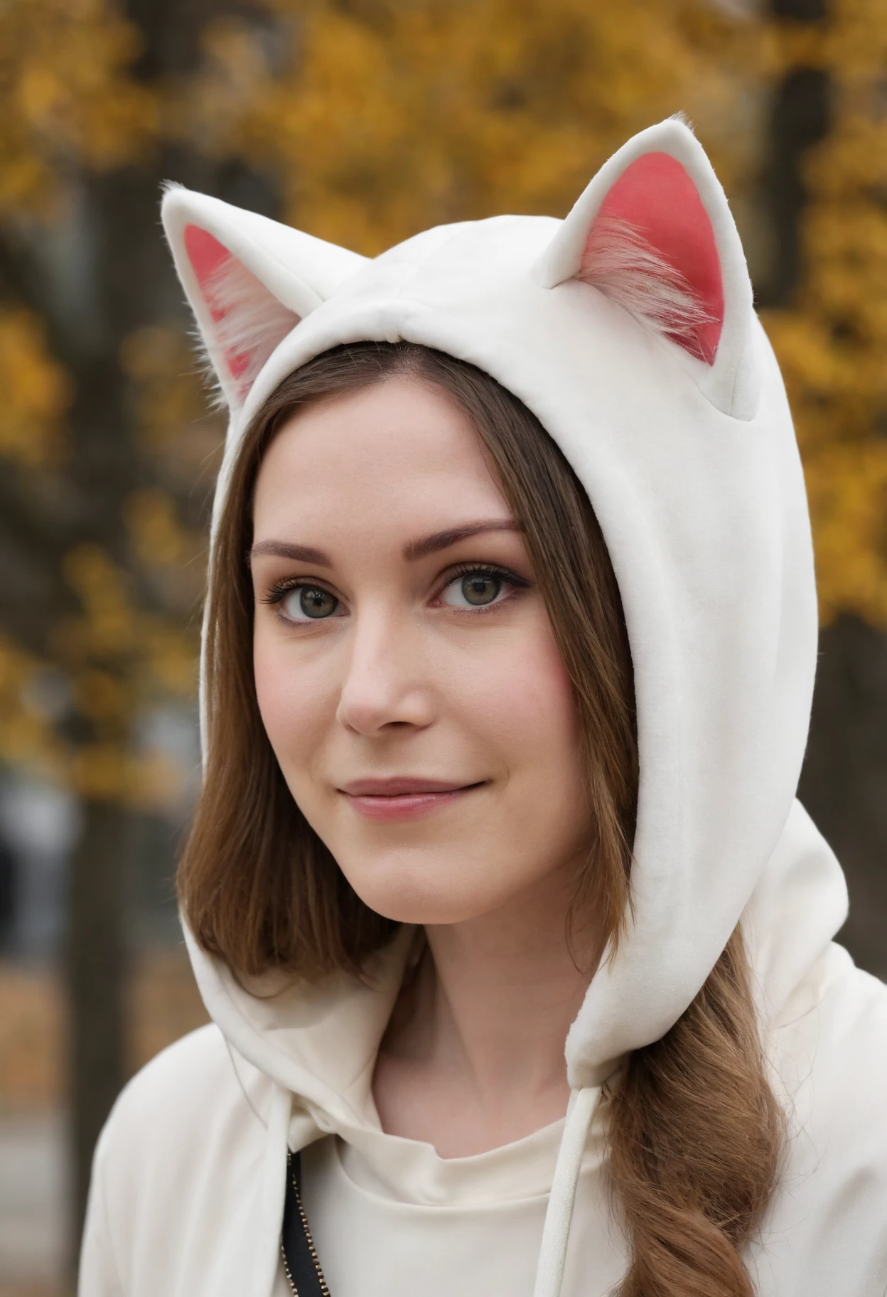 photo of sanna_marin wearing a cat costume, cat ears, cat tail, age 25, cinematic lighting, bokeh <lora:sanna_marin_sdxl_prodigy_10:0.95>, (close shot)