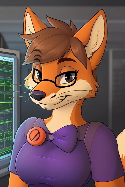 (Cyberpunk), (bedroom setting), (hands behind back), furry, otter, female, white fur, super cute face, blue aviator glasses, ear piercing, medium breasts, lifting shirt, exposing breasts, tongue out, detail elements on fur, glowing t-shirt, beautiful lights and shadows, ambient light, super fine fur, volumetric light,