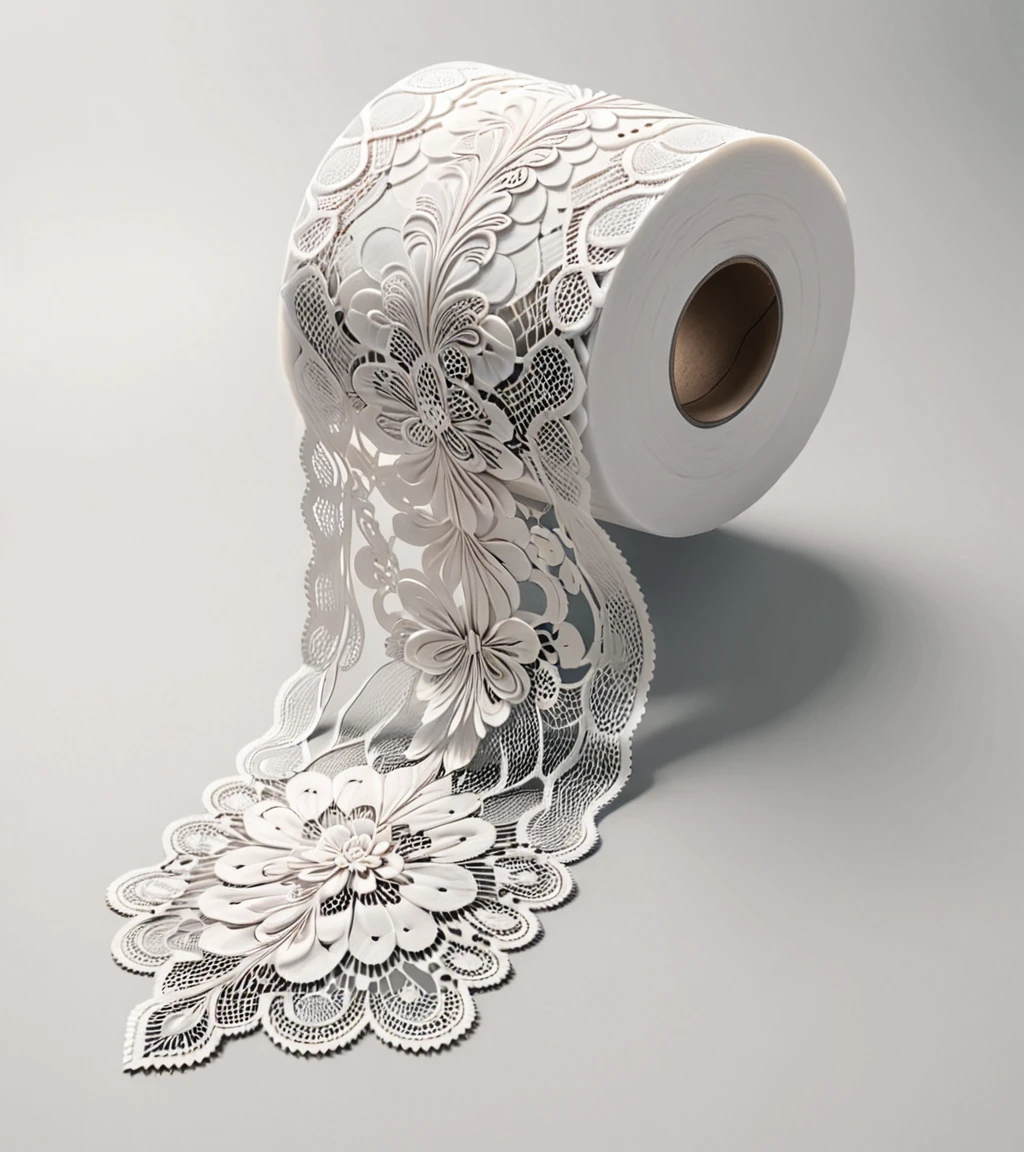 pixel-art <lora:FF-Style-Dall-e-FFusion-Surrealism:1> a toilet paper roll with lace on it, toilet paper, hyperrealistic intricate details, intricately designed, exquisite detail, paper cut art, rivuletpaper art, porcelain organic tissue, paper art, lace, exquisitely detailed, extreme intricate details, intricately detailed, very intricate photorealistic, extreme high intricate details, stunningly detailed, intricate 3 d illustration . low-res, blocky, pixel art style, 8-bit graphics