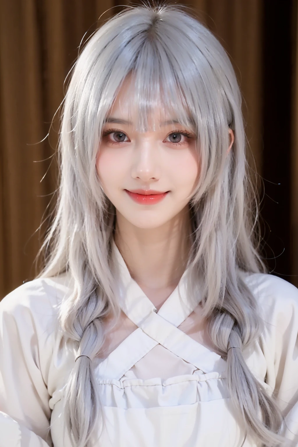 <lora:girl_20231105185802-000007:0.7>,face lighting,bright backlight,medium breasts,super high resolution,best quality,Photos,4k,(Realistic:1.2),1girl,long hair,white hair,smile,hanfu,
