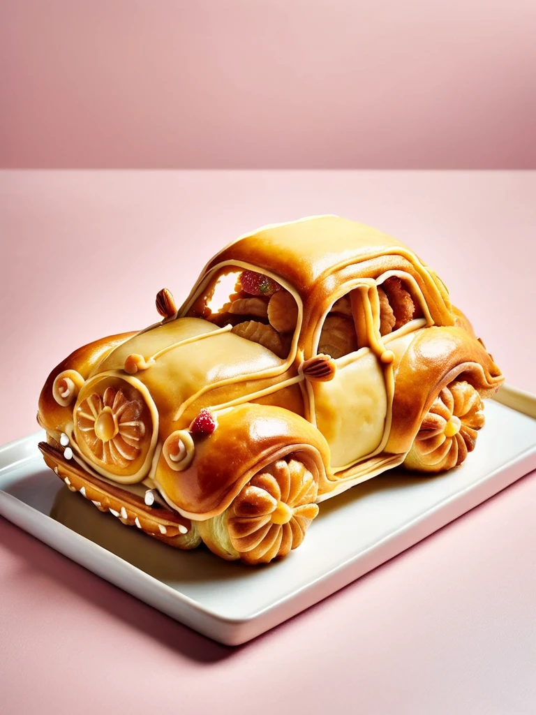 car made out of pastry, food magazine shot, pastry <lora:pastry-sdxl:1>