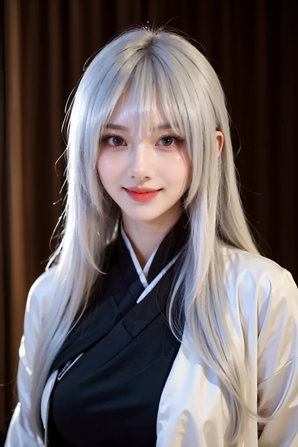 <lora:girl_20231105185802-000007:0.7>,face lighting,bright backlight,medium breasts,super high resolution,best quality,Photos,4k,(Realistic:1.2),1girl,long hair,white hair,smile,hanfu,