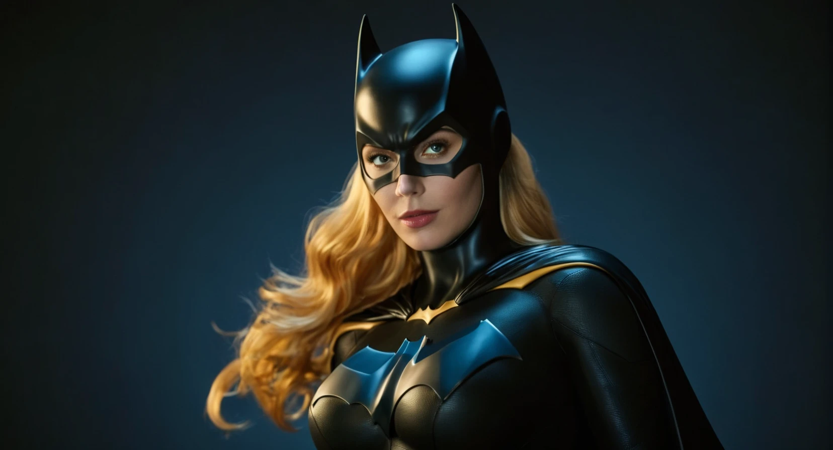 professional 3d model of (Cinematic Film stock footage style) in (arri alexa style) (Kodak film print style),
<lora:Batgirl:1>
Batgirl a woman with blonde hair wearing nothing with big breasts exposed
<lora:nsfw-xl-2.0:1>, octane render, highly detailed, volumetric, dramatic lighting