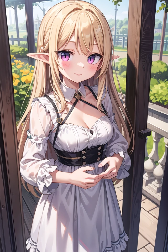 insanely detailed, absurdres, ultra-highres, ultra-detailed, best quality,
1girl, solo, nice hands, perfect hands,
BREAK
wearing dress,
happy smile, laugh, closed mouth,
walking,
from above, cowboy shot,
BREAK
slender, kawaii, perfect symmetrical face, ultra cute girl, ultra cute face, ultra detailed eyes, ultra detailed hair, ultra cute, ultra beautiful,
BREAK
in forest,
BREAK
elf girl, blonde hair, elf ear, pink eyes, medium breasts