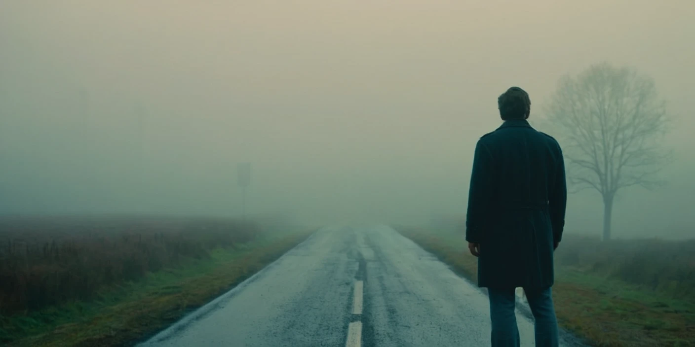 cinematic film still of <lora:cinematic vintage film:1.2>
Diffused Light
a man standing on a road in the fog cinematic vintage film style, shallow depth of field, vignette, highly detailed, high budget, bokeh, cinemascope, moody, epic, gorgeous, film grain, grainy