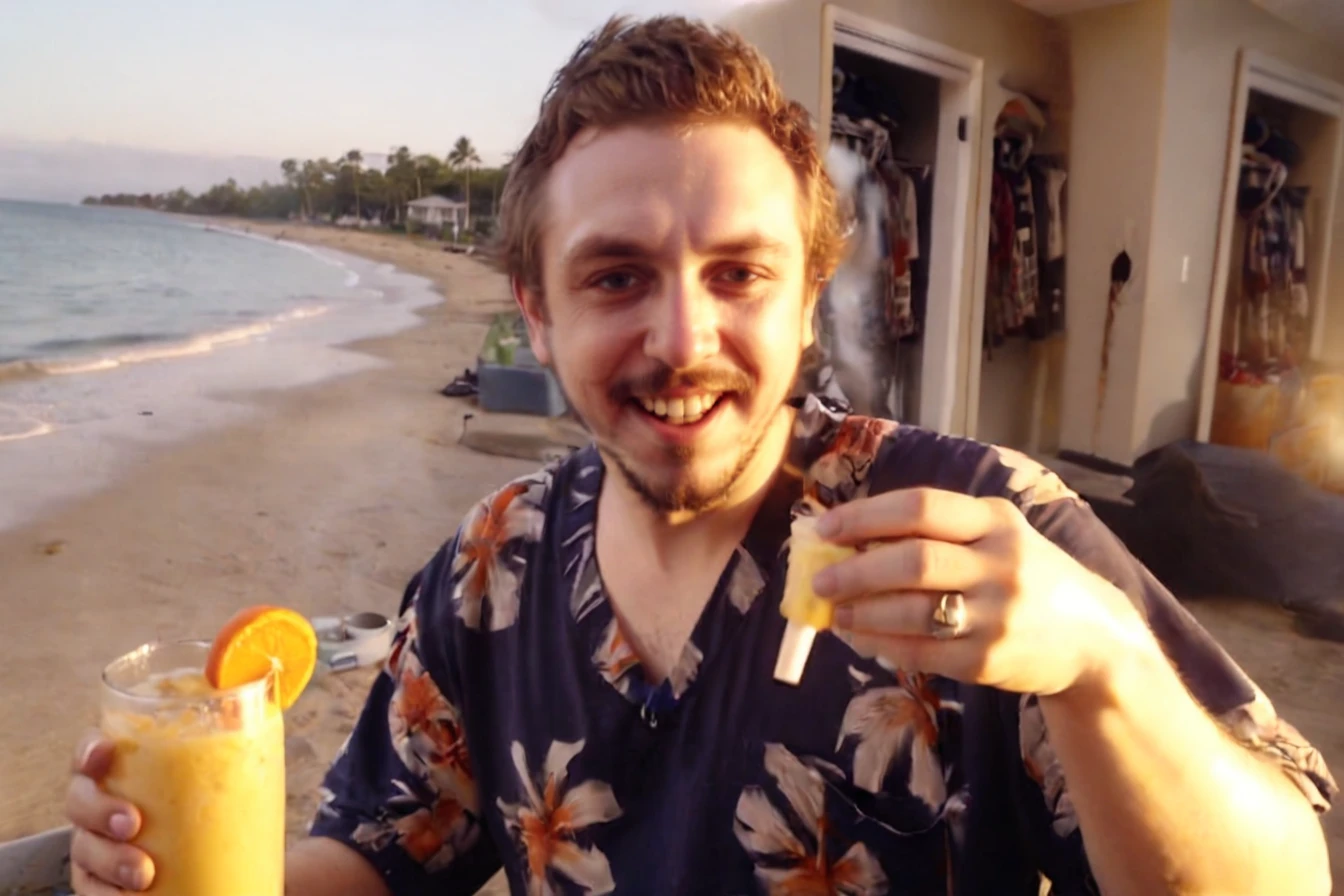 <lora:XL_bossmanjack_v5:1>, b0ssmanjack on beach, wearing hawaiian shirt, holding orange pina colada, smiling, facial hair, realistic, solo, XL_ZIP_realism